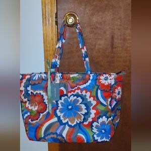 Vera Bradley HATHAWAY TOTE Bossanova Bold, NEW With Tag